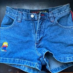 mom denim jeans shorts